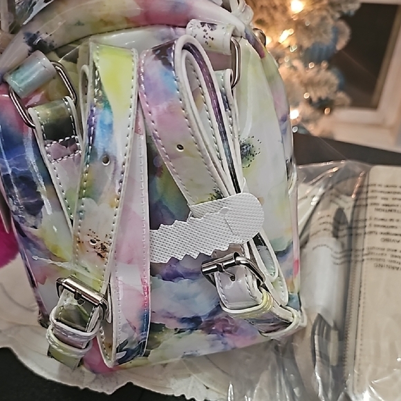 Betsey Johnson Colorful Dog Face Mini Backpack - Picture 4 of 6